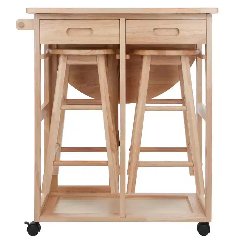 3pc Burnett Space Saver Set Beech - Winsome
