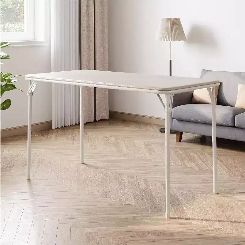 Folding Table,Gaming Desks,Heavy Duty Foldable Tables with PU Leather,Modern Simple Work Desk for Home Office, Gaming Desk