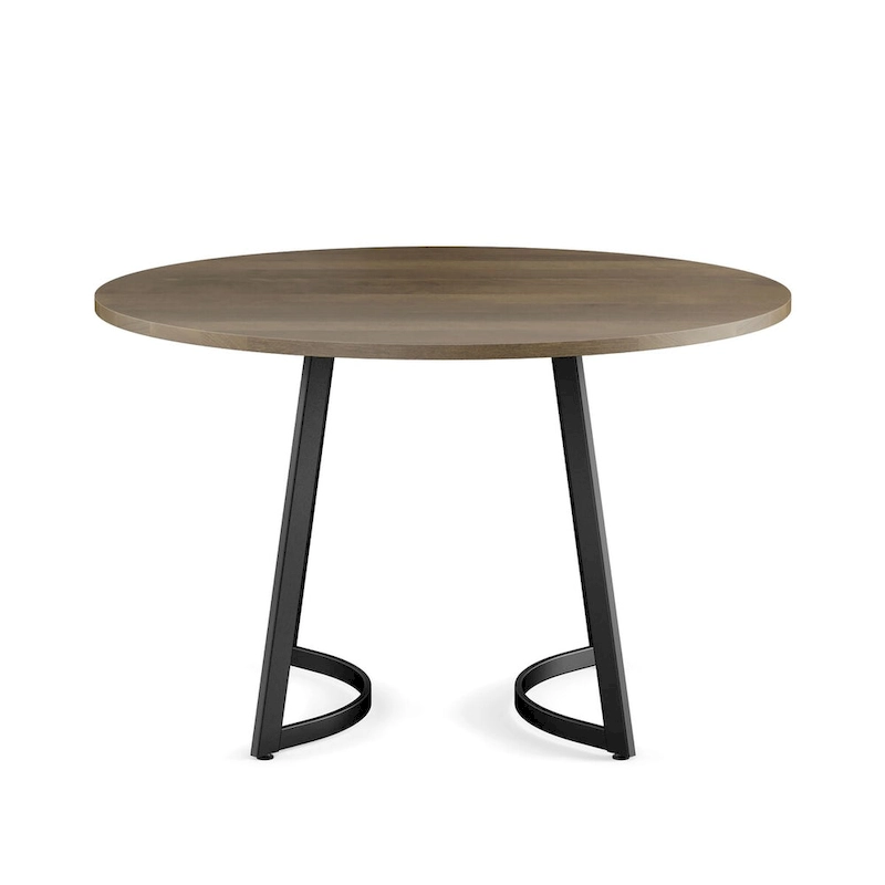 Amisco Joelle Solid Wood Table and Camilla Chairs 5-Pieces Dining Set
