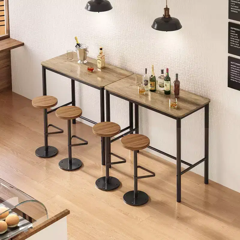 PexFix 47 Counter Height Pub Bar Table Rectangular Dining Counter Tables For Cafe Kitchen And Studyroom