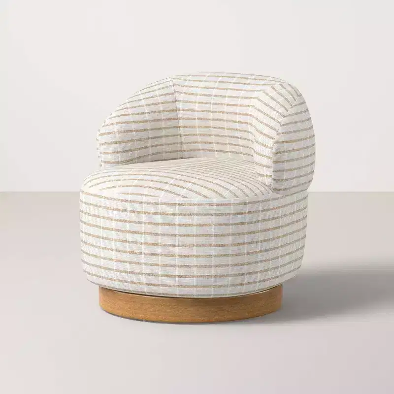 Swivel Chair with Plinth - Hearth & Hand with Magnolia