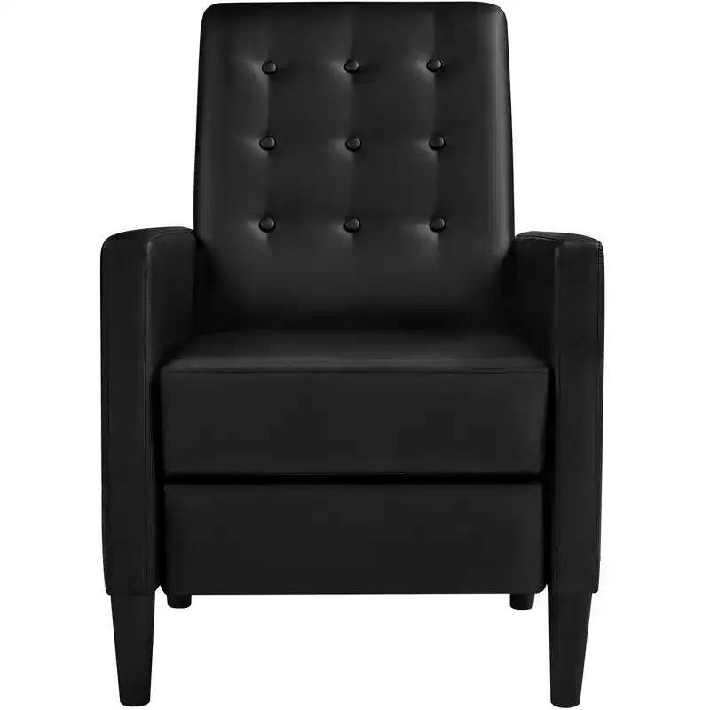 Faux Leather Recliner Sofa with Pocket Spring