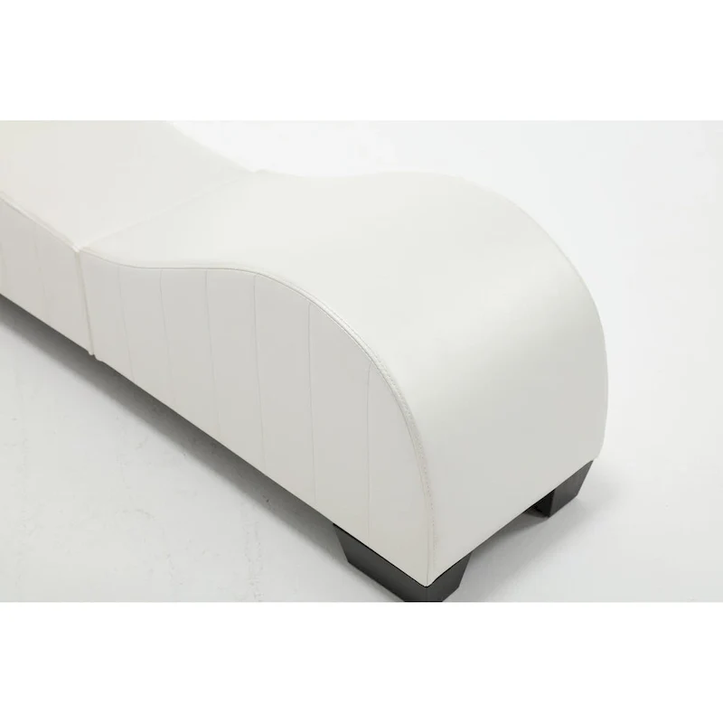 Modern Faux Leather Curved sofa