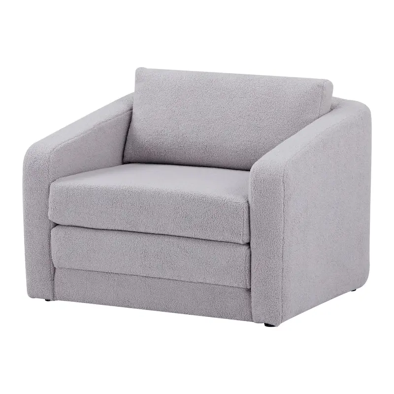Pala Sherpa Convertible Sleeper Arm Chair Bed