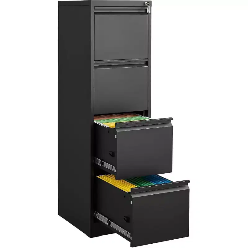 4 Drawer Locking File Cabinet for Home Office