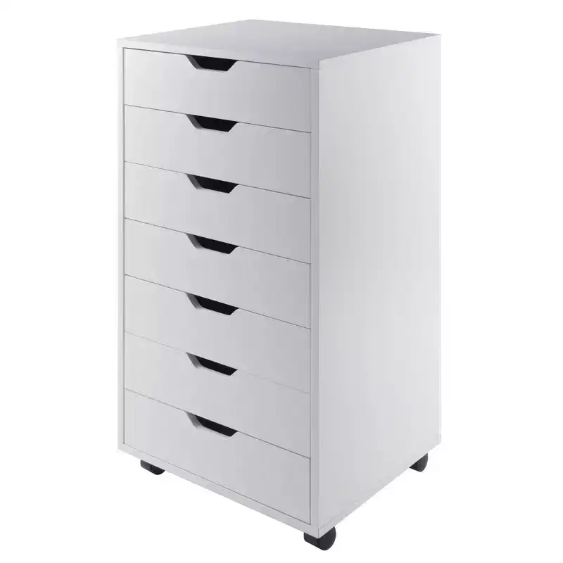 7 Drawer Cabinet with Casters -
