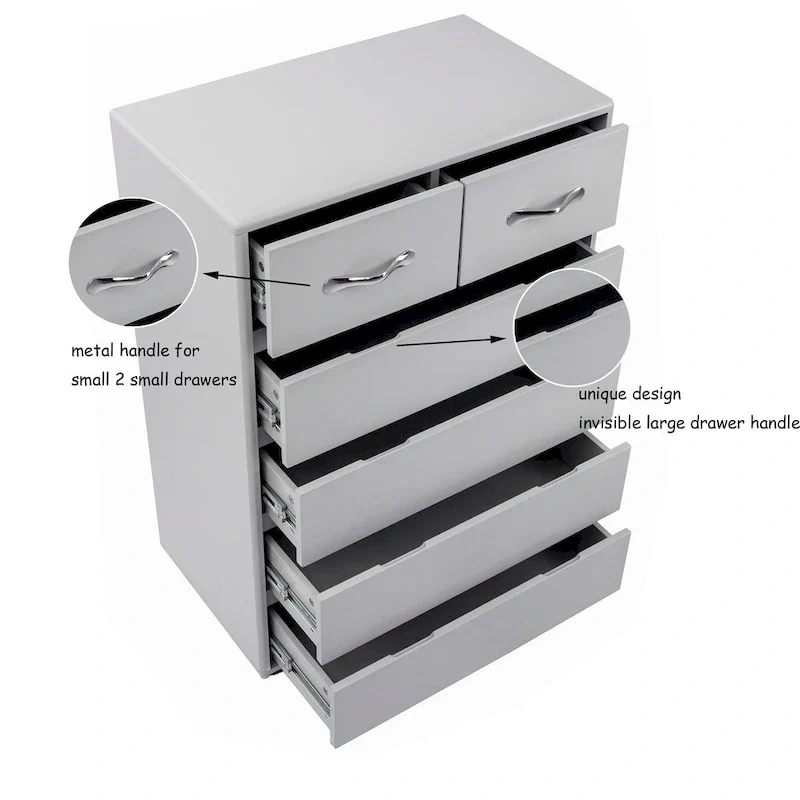 Nestfair Modern 6-drawer Dresser