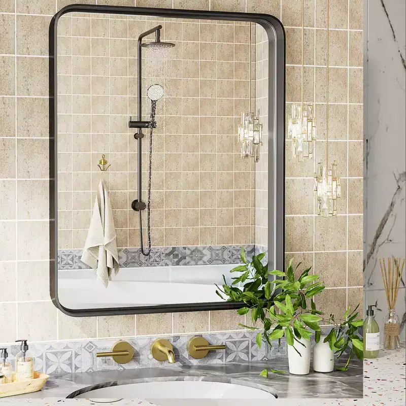 Rectangle Bathroom Vanity Mirror, Wall Mounted