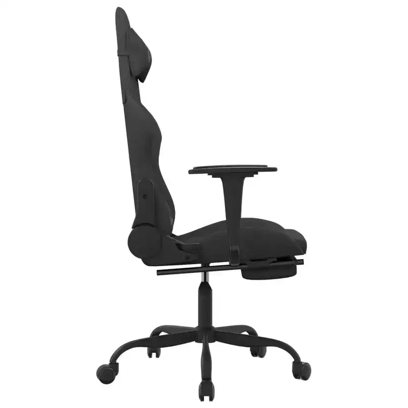 vidaXL Gaming Chair Black and Cream