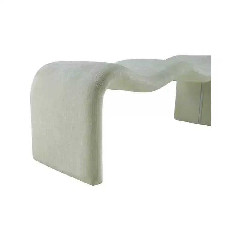 Meridian Furniture,Willow Chenille Fabric Bench