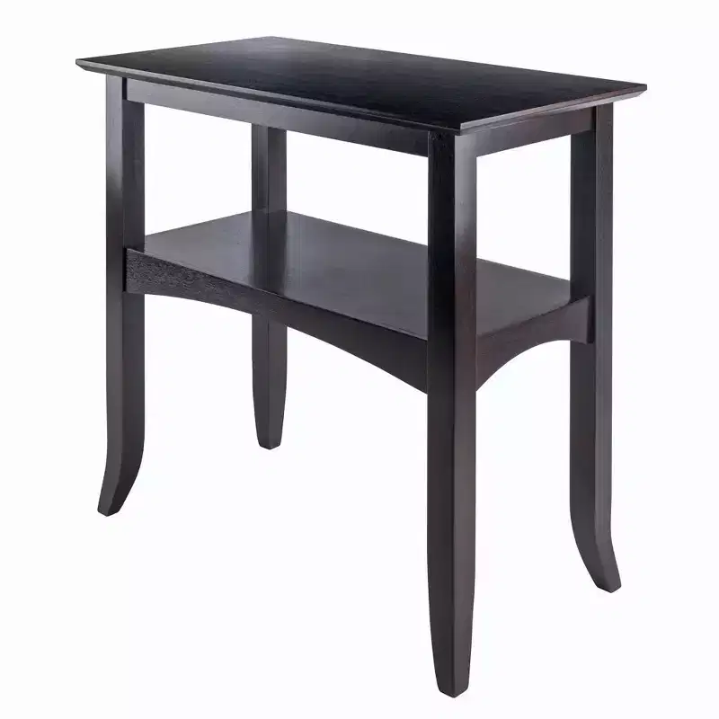 Winsome Camden Console Table Coffee: Traditional Style, Fixed Shelf, Wood Composite Frame, for Entryway or Living Room