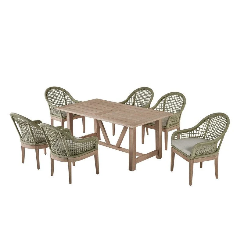 Best Quality Furniture Wood Patio Sets with Umbrella Hole