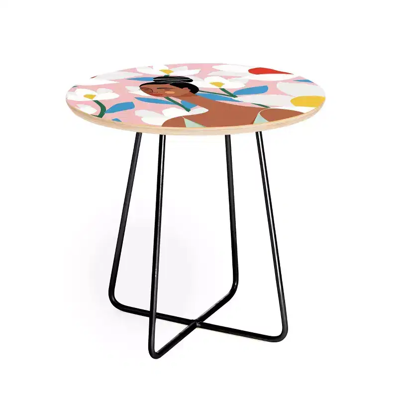 Maritza Lisa Boho Top Knot Side Table - Deny Designs