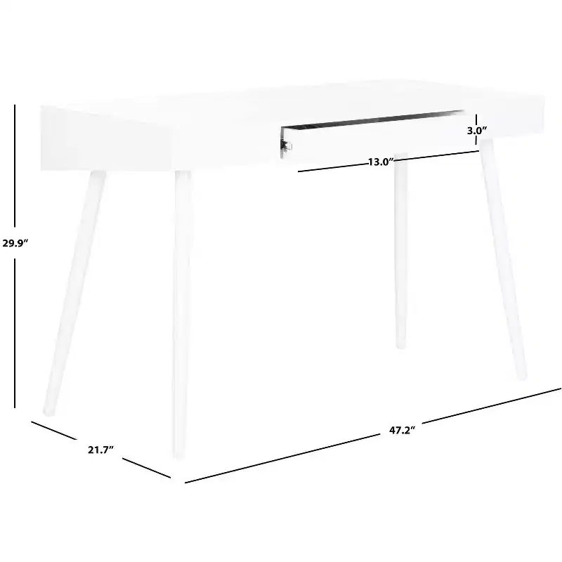 Fadri Desk - FOX2227 - White - Safavieh Couture