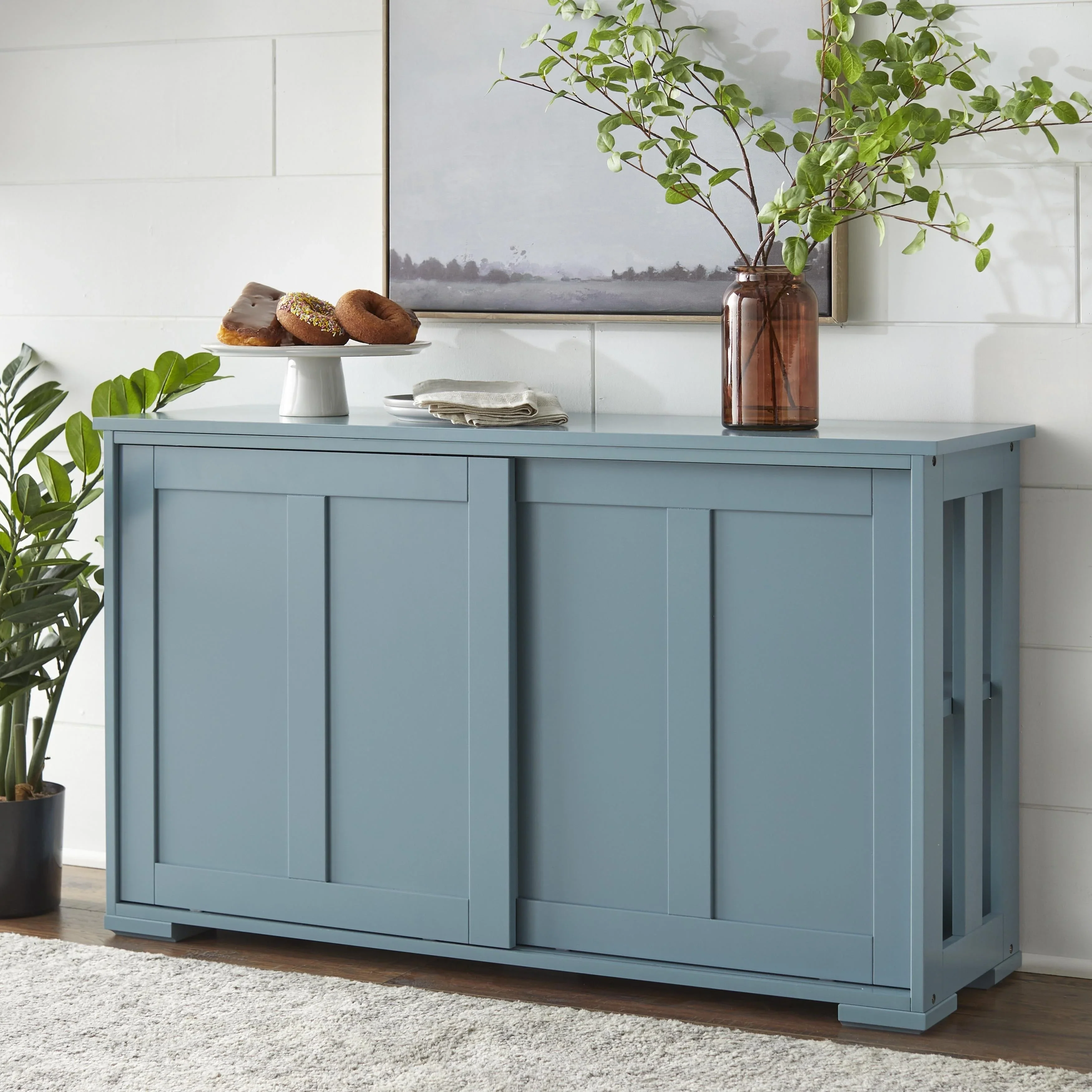 Porch & Den Jefferson Sliding Door Stackable Buffet/Sideboard