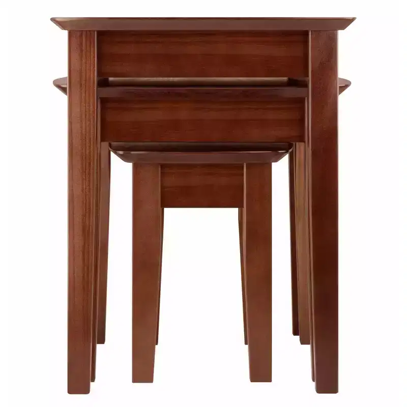 3pc Bradley Nesting Table Set - Antique Walnut - Winsome