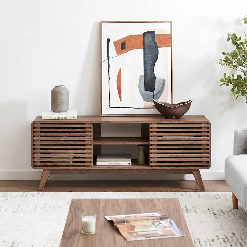Mopio Ensley 59 Mid-Century Modern Tall TV Stand