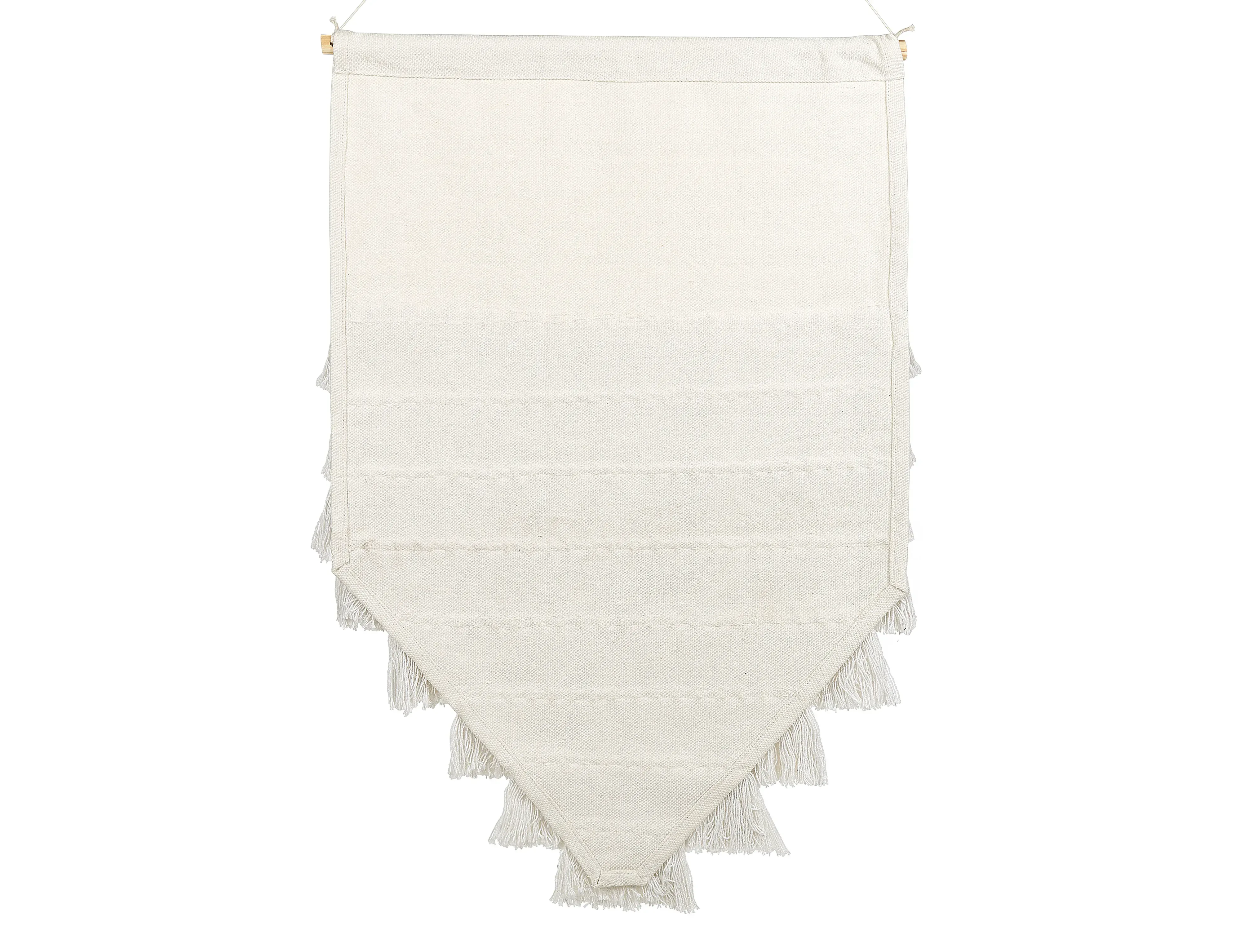 Decorazione da parete in tessuto Cotone 107 cm Bianco