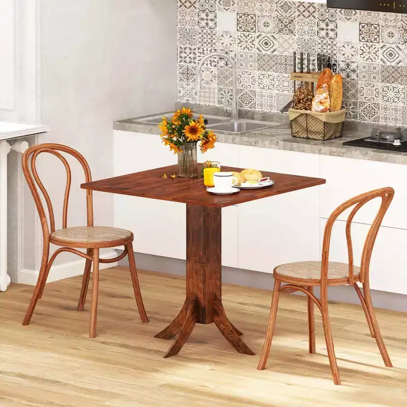 Square Dining Table with Pedestal Base 33