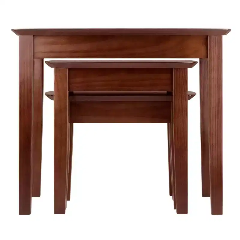 3pc Bradley Nesting Table Set - Antique Walnut - Winsome