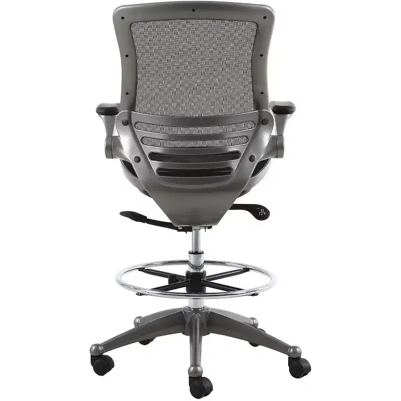 Harwick Evolve All Mesh Heavy Duty Drafting Chair - Gunmetal Finish