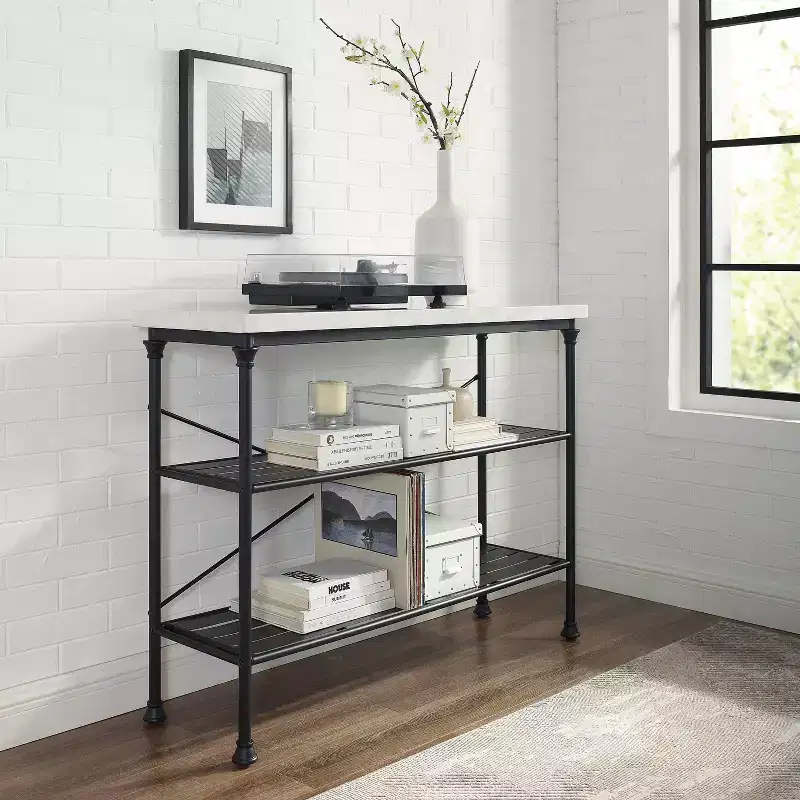 Madeleine Console Matte Black - Crosley