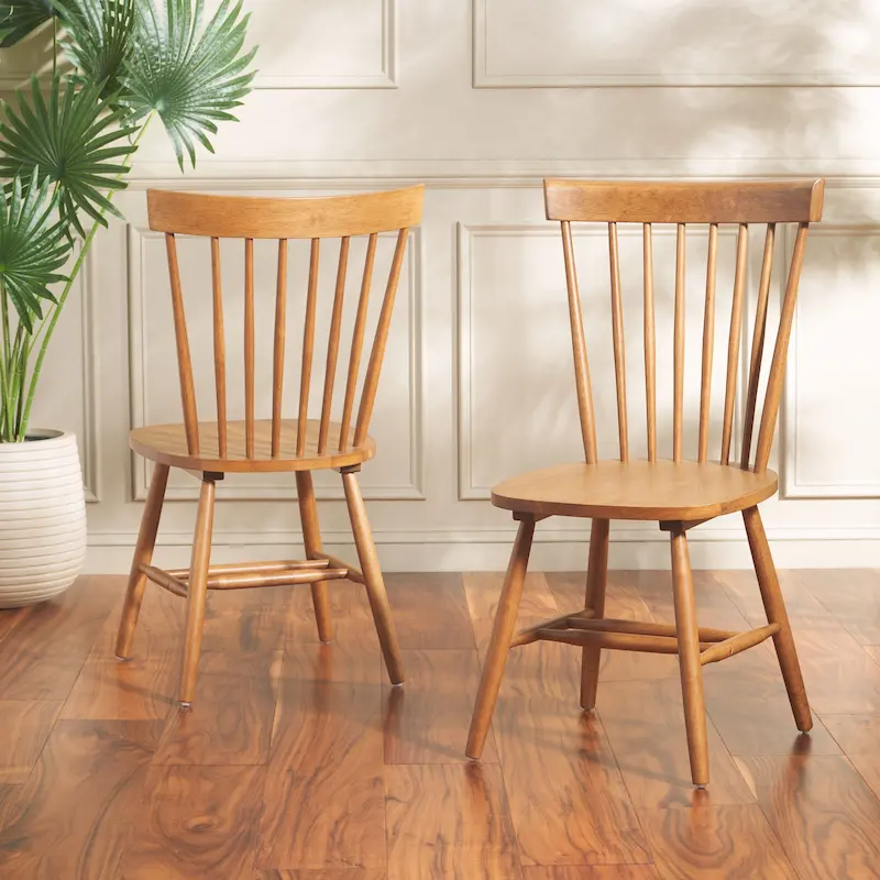 Spindle Back Farmhouse Dining Chair (Set of 2) - 21W x 21D x 36H