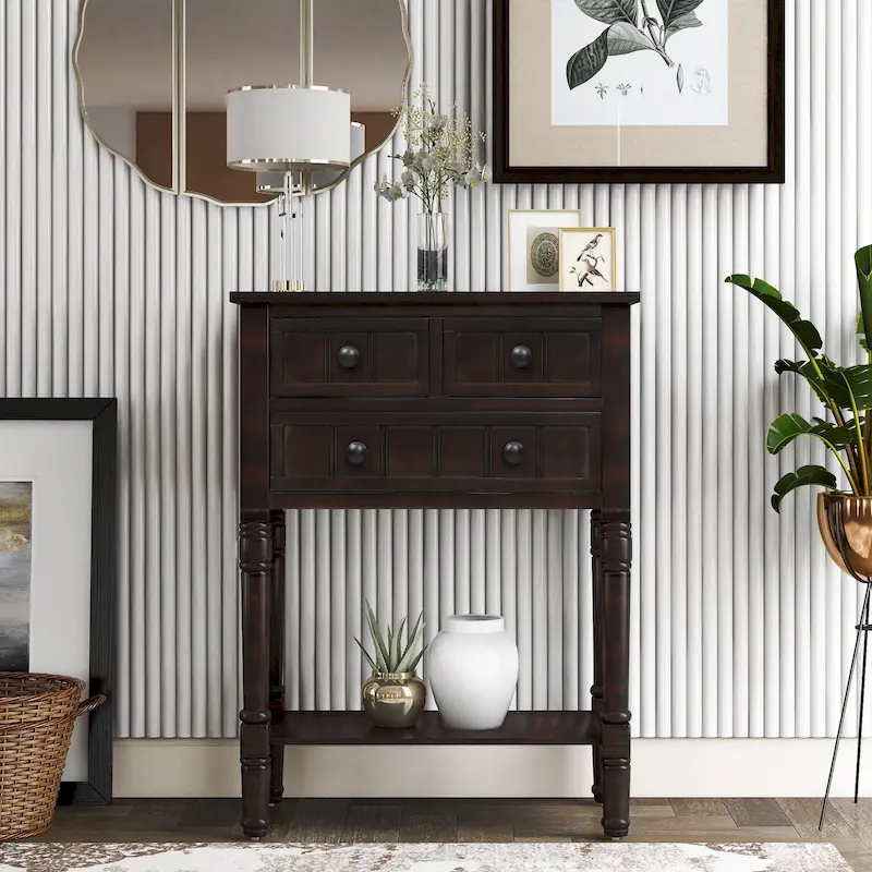 Narrow Console Table Slim Sofa Table