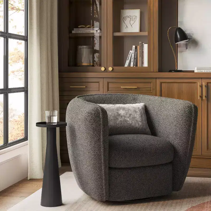 Swivel Accent Chair Tan - Threshold™