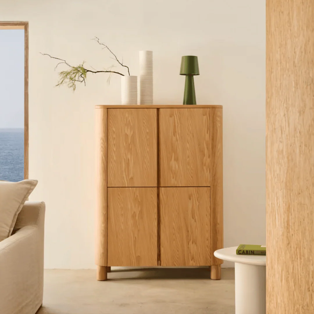 Ash Storage Cabinet with Storage for Office