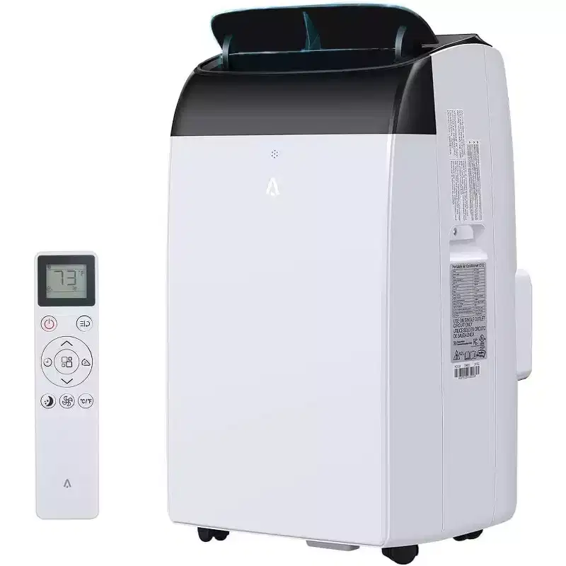 Acekool 12,000 BTU Portable AC - 3-in-1 Cooling, Dehumidifier & Fan for Rooms Up to 550 Sq.Ft, LED Display, Remote Control