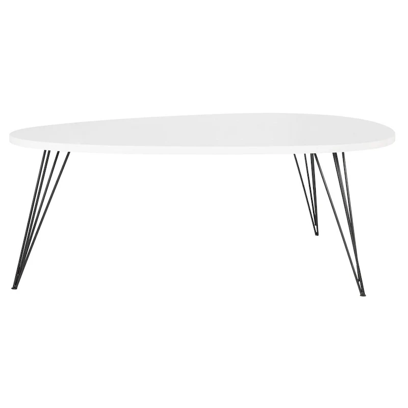 SAFAVIEH Louann Oak Finish/ Black Coffee Table - 44 x 31.5 x 15.6 - 44Wx32Dx16H