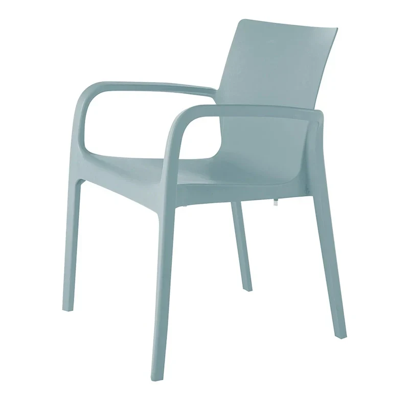 Alissa Resin Stackable All-Weather Dining Armchair, Set of 2