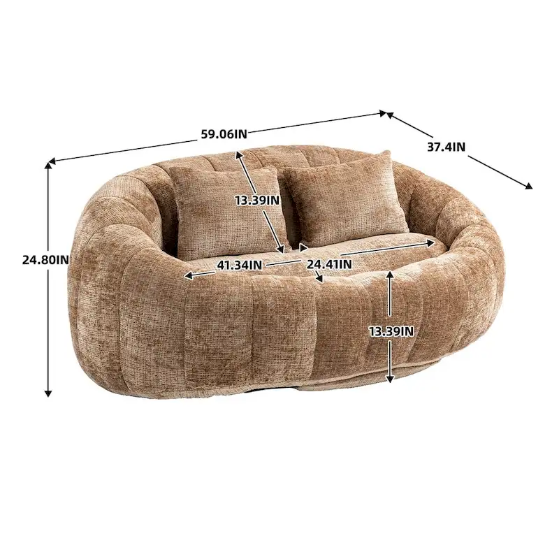 Bean Bag Chair with Foam Filling