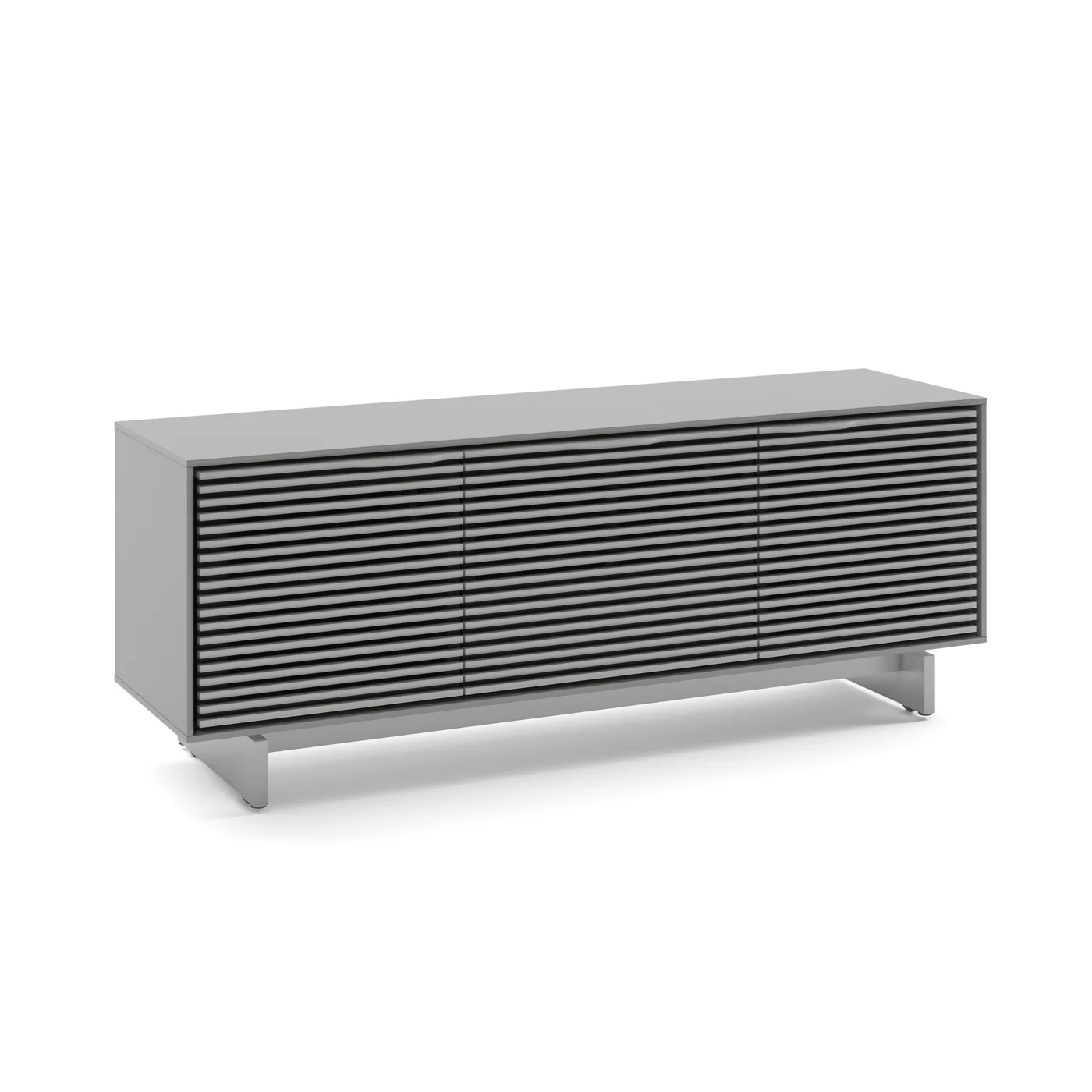 Fog grey Entertainment Cabinet with Storage for Living Room