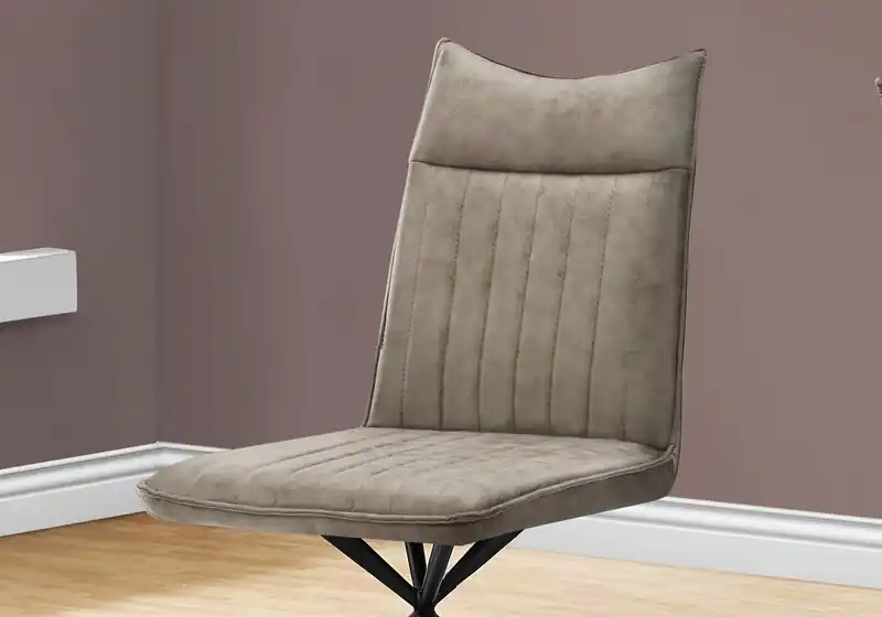 Dining Chair with Vegan-Leather Fabric