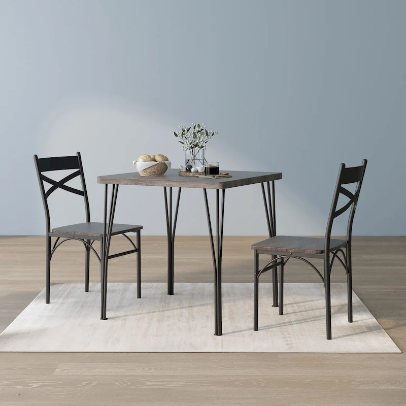 DH BASIC Small Space 2-Person Dining Set by Denhour