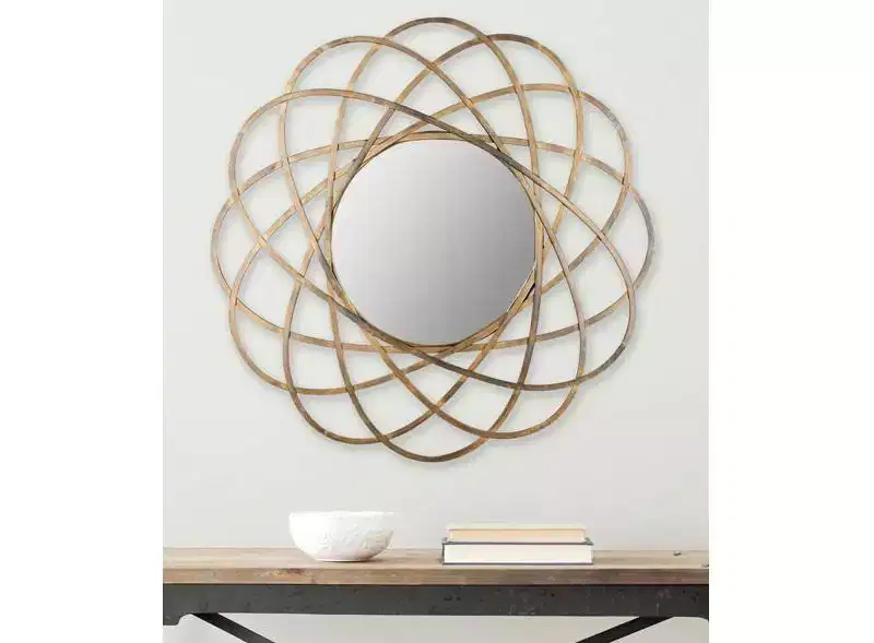 Galaxy Round Mirror - 32 x 32 - MIR4005 - Gold - Safavieh