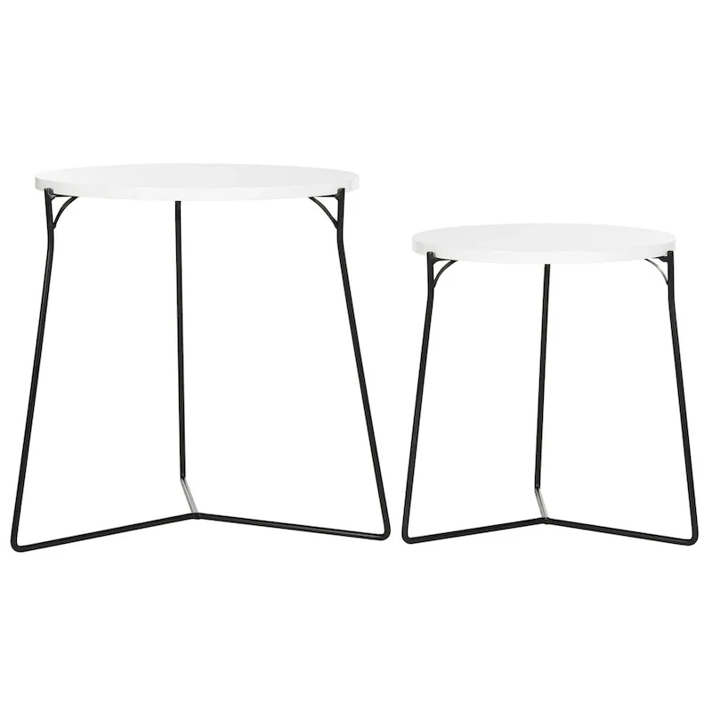 Mid-Century Stacking End Table - 19Wx19Dx21H