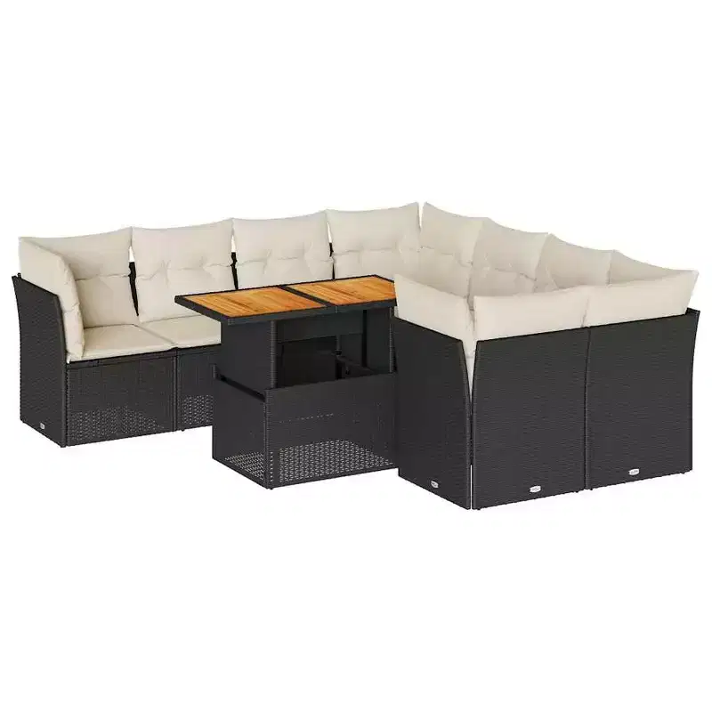 vidaXL Patio Sofa Set with Cushions