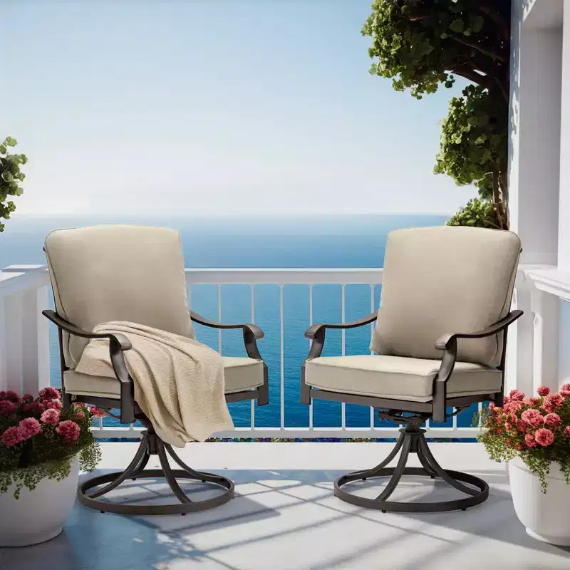 EROMMY Patio Dining Armchair with Cushion