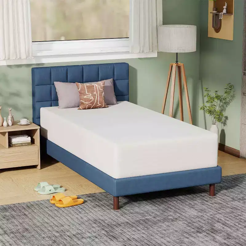 BestMassage 12 Inch Green Tea Memory Foam Mattress Cooling Gel Infused Mattress Medium Firm Mattresses