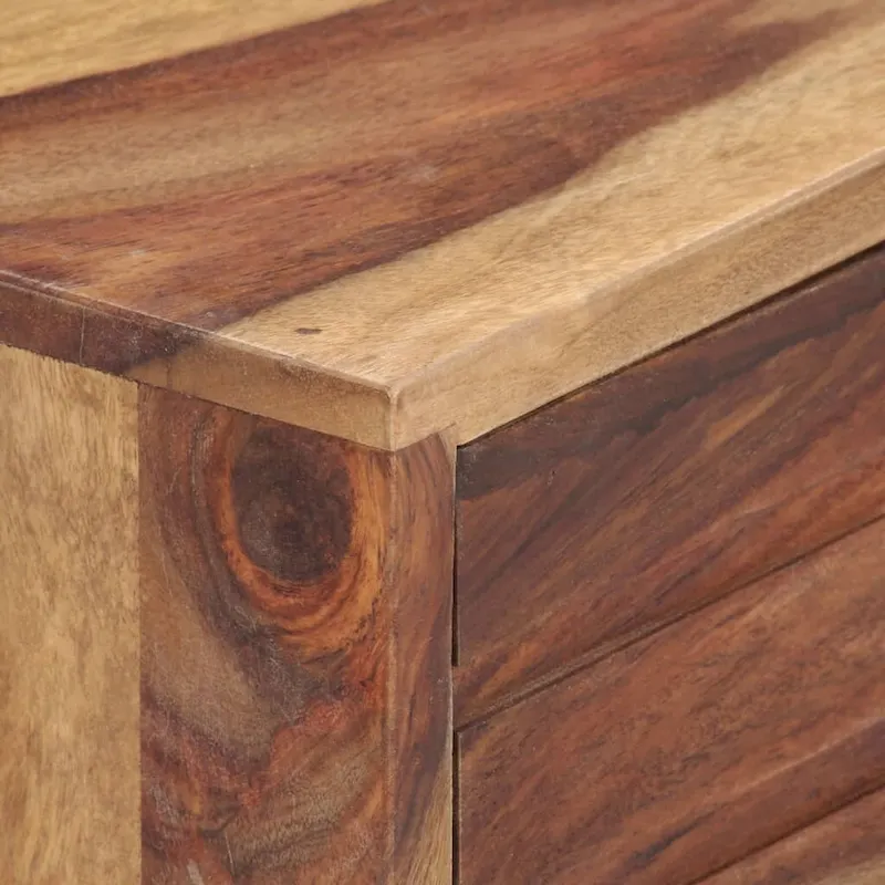 TV Stand 55.1x11x18.5 Solid Wood Sheesham
