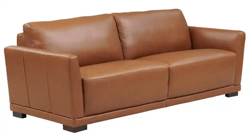 Oslo Leather Sofa - Nutmeg