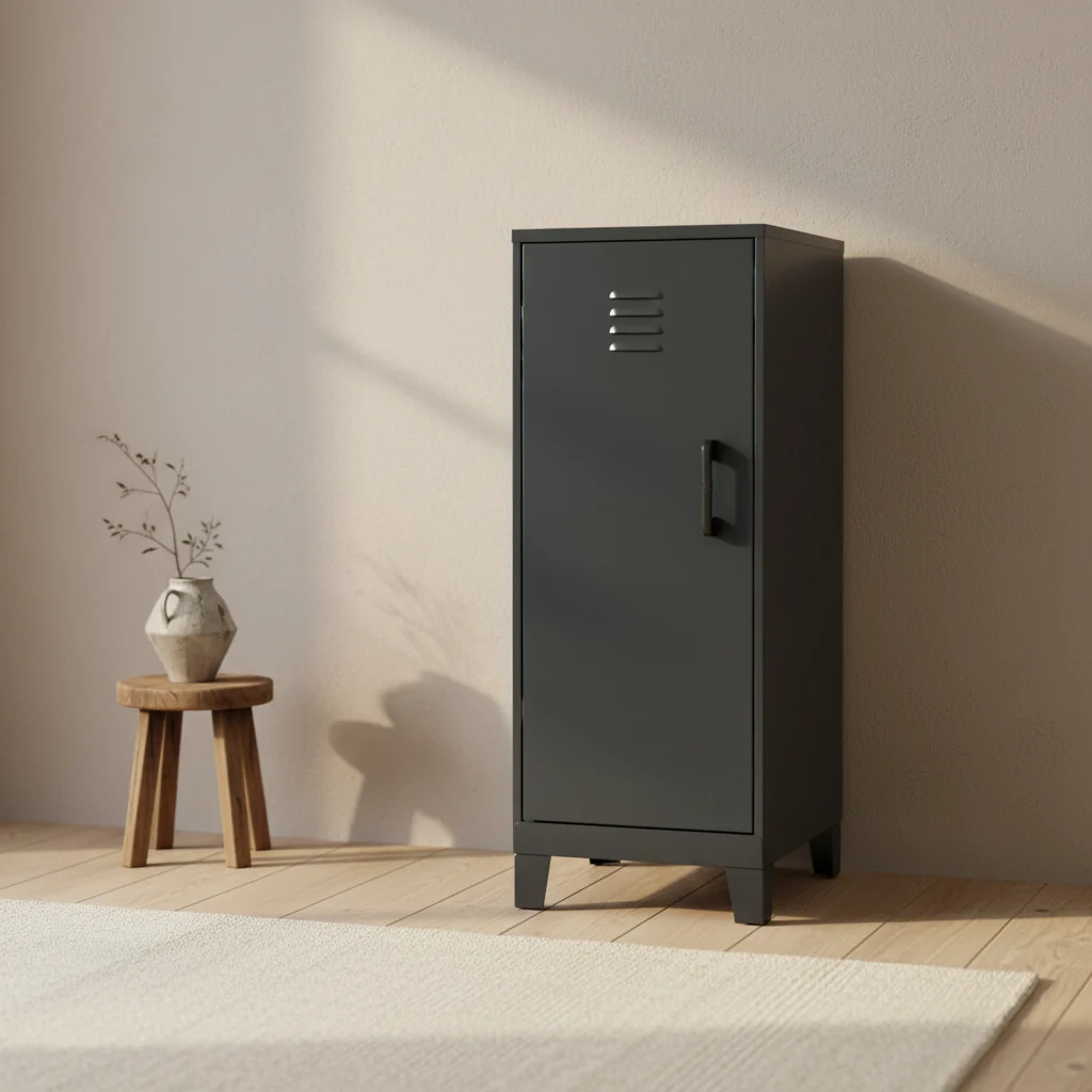 42.5H 3 Shelf Vented Door Storage Locker Cabinet