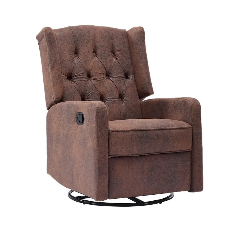 Multi-gear adjustable lounge chair 360 degrees full rotation rocking chair