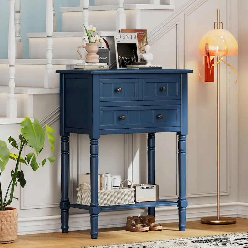 Narrow Console Table Slim Sofa Table