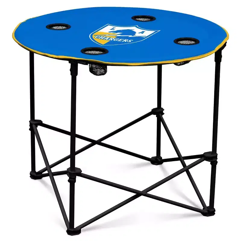 Los Angeles Chargers Round Folding Table