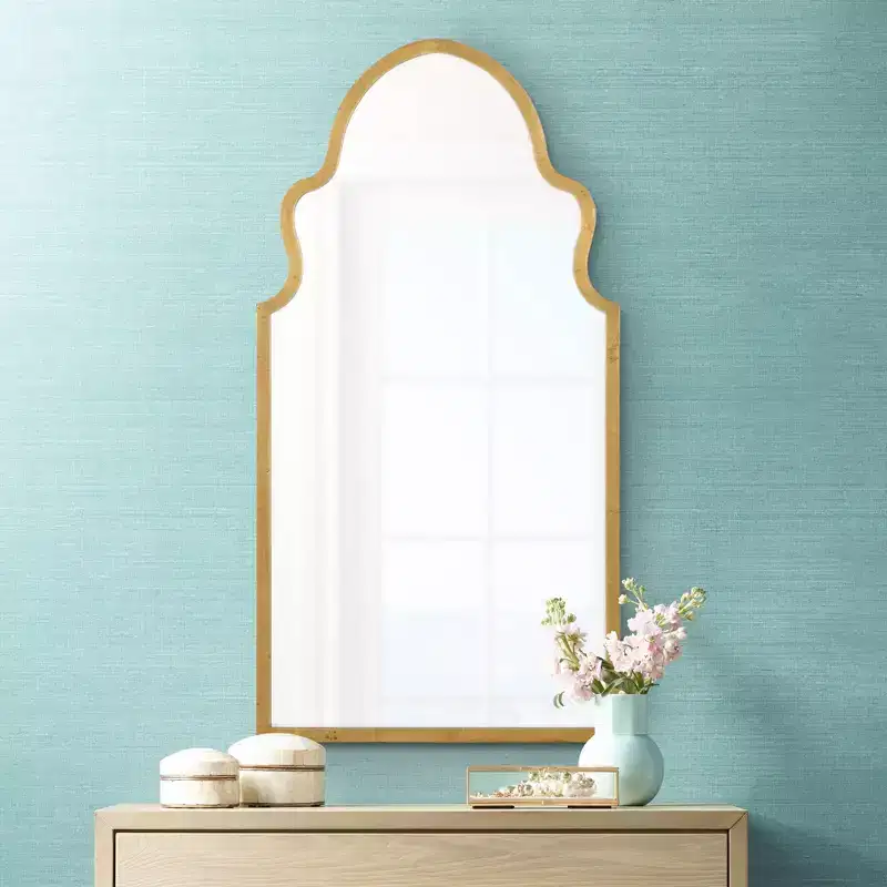 Cooper Classics Lincoln Gold Leaf 20 x 37 3/4 Wall Mirror
