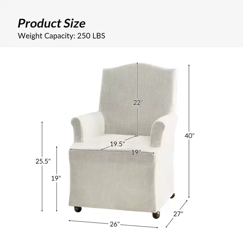 Arnold dining chair Set of 4 roll arms|ARTFUL LIVING DESIGN